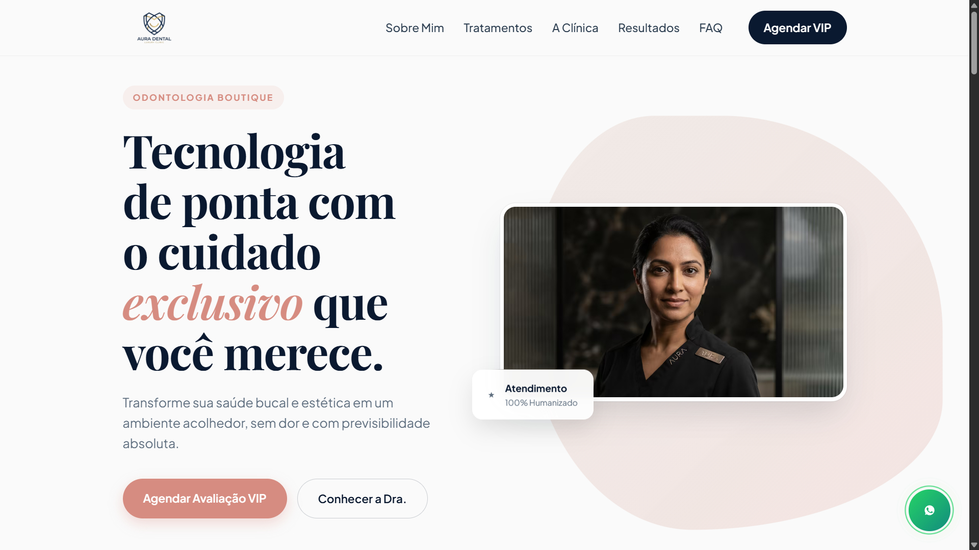 Interface Clínica de Odontologia Estética